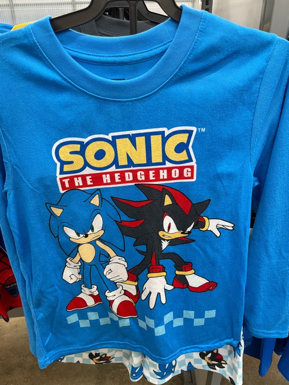 Sonic the Hedgehog Kids' Blue Pajama Set - Official Graphic